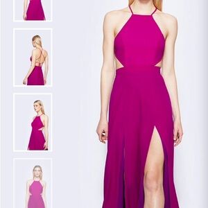 Backless Dreamer Fame and Partners Dress Blue